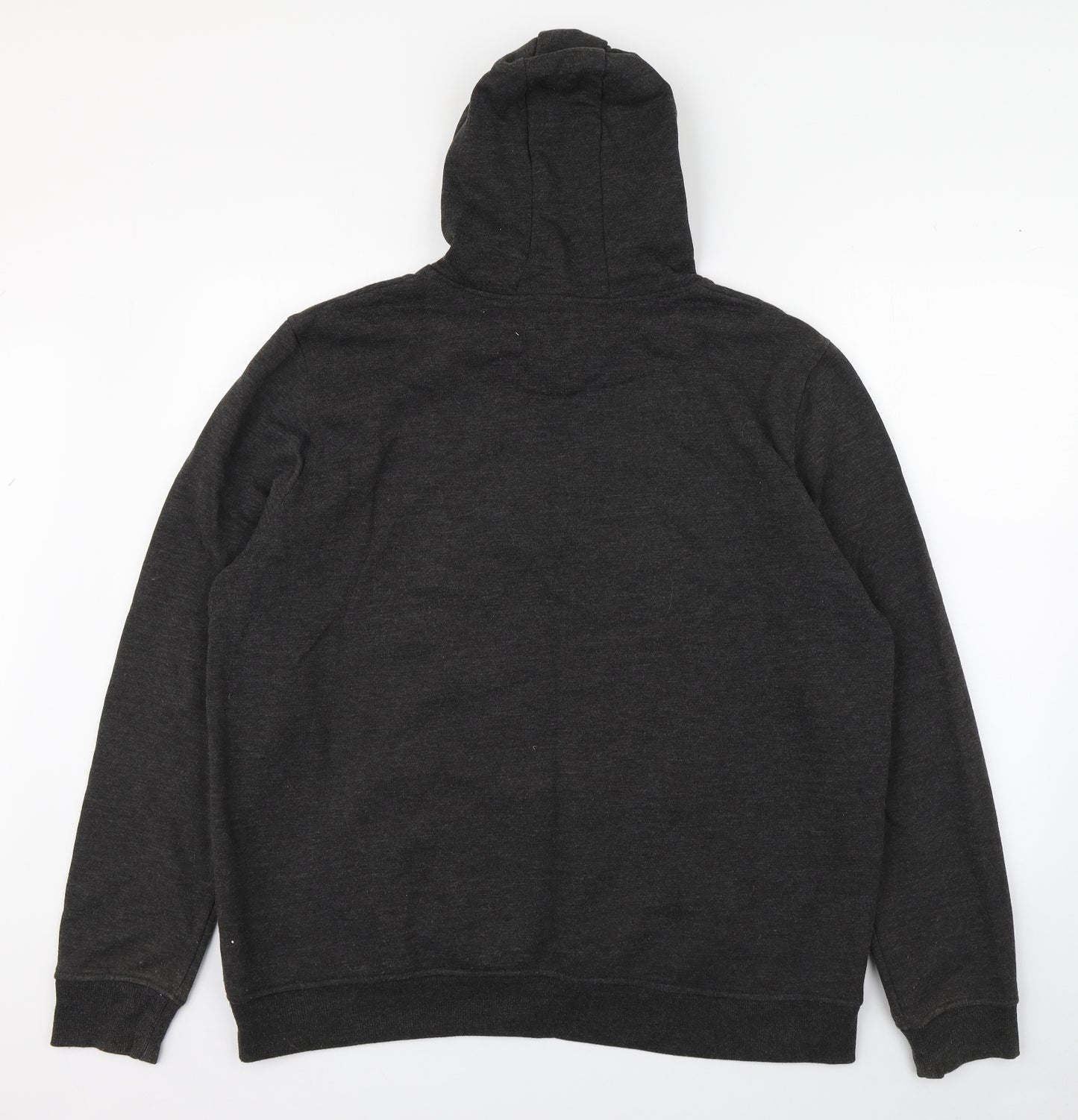 Cedar Wood State Mens Grey  Cotton Pullover Hoodie Size 2XL