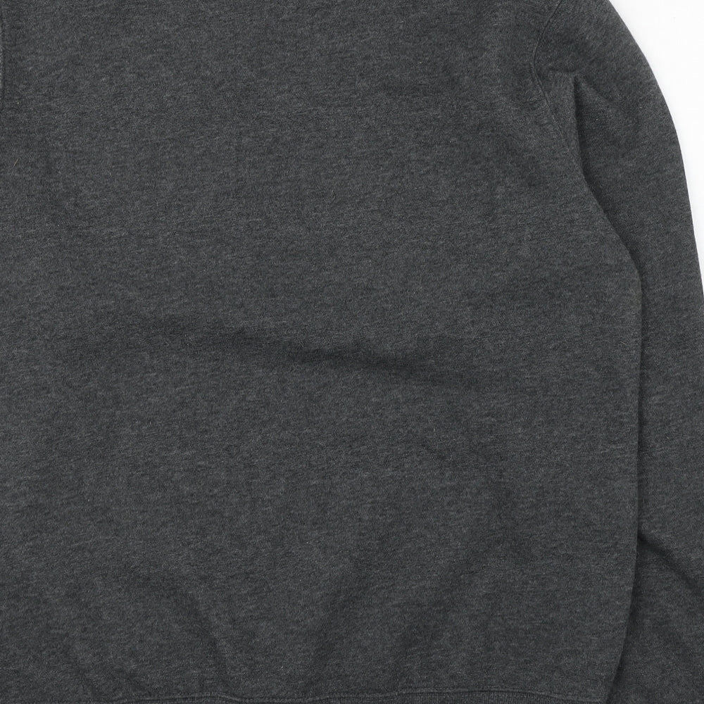 New Balance Mens Grey Round Neck  Cotton Pullover Jumper Size L