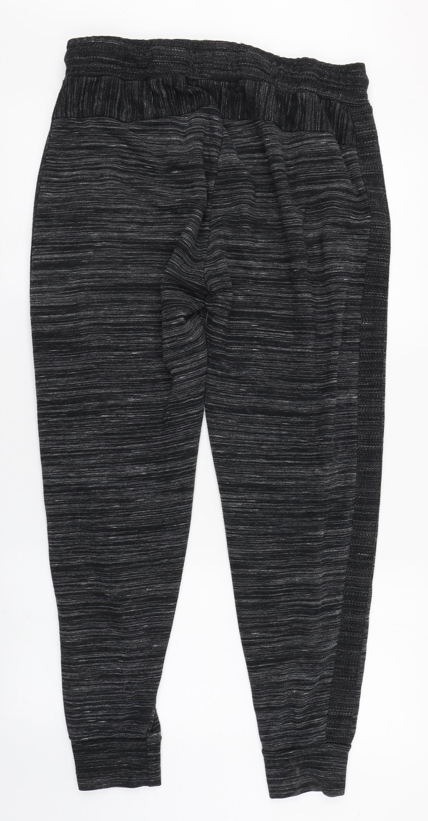 Primark Mens Grey  Cotton Jogger Trousers Size XL L29 in Regular Tie