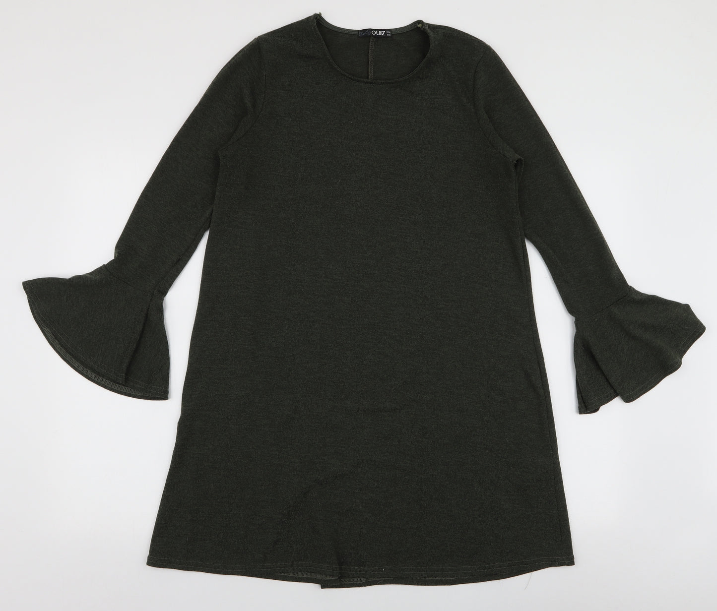 Quiz Womens Green  Polyester A-Line  Size 10  Round Neck Pullover