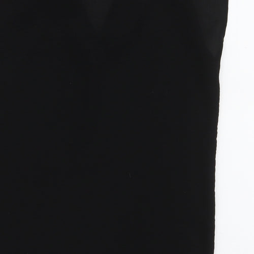 Atmosphere Womens Black  Polyester Basic Blouse Size 10 V-Neck