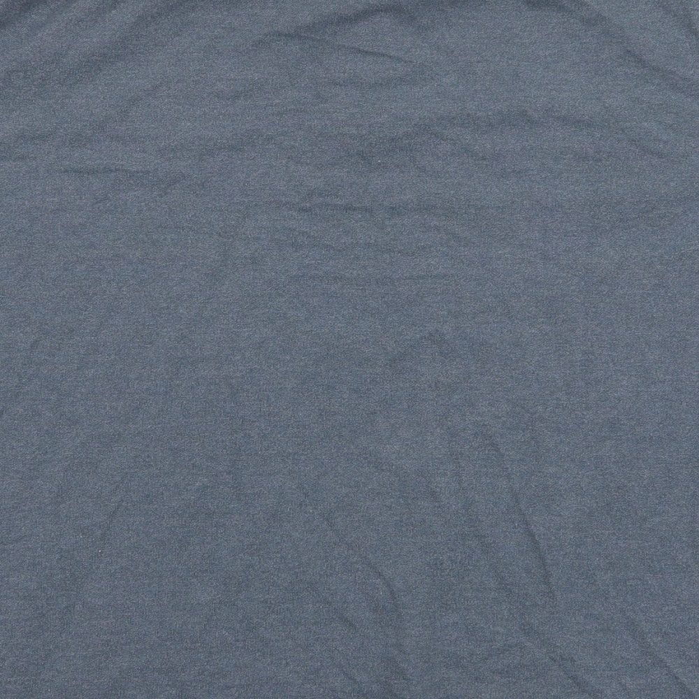 F&F Mens Blue  Cotton  Polo Size 3XL Collared Button