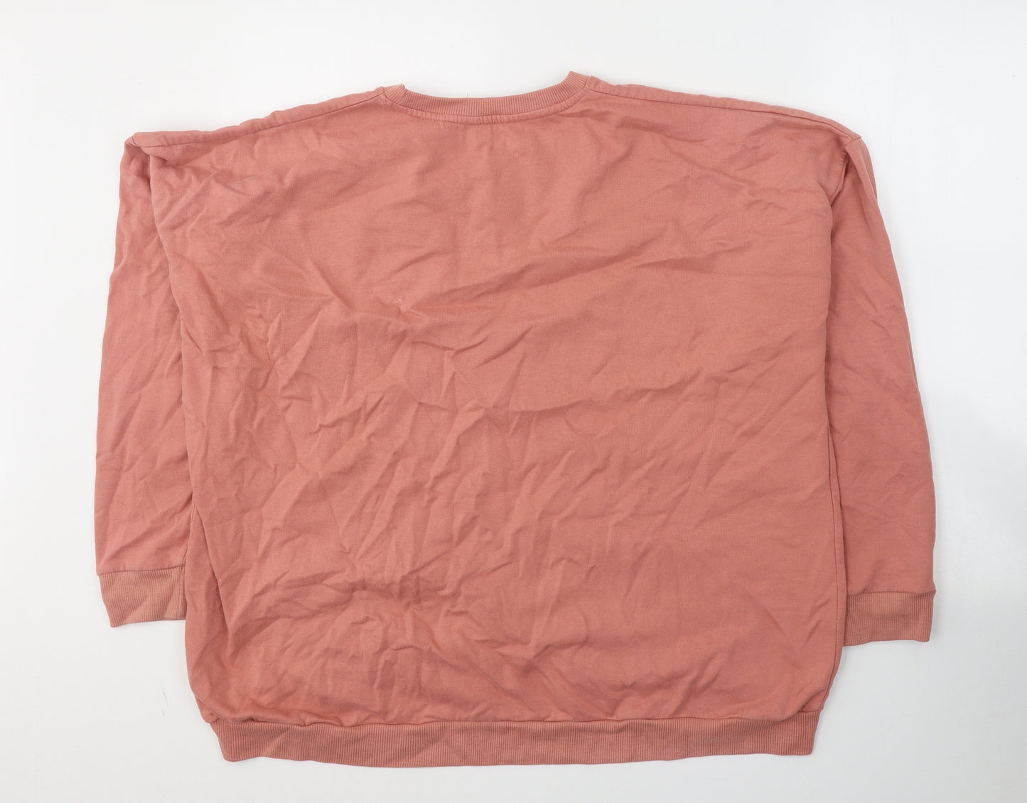 Pep&Co Womens Pink  Cotton Pullover Sweatshirt Size 20  Pullover - Be Yourself