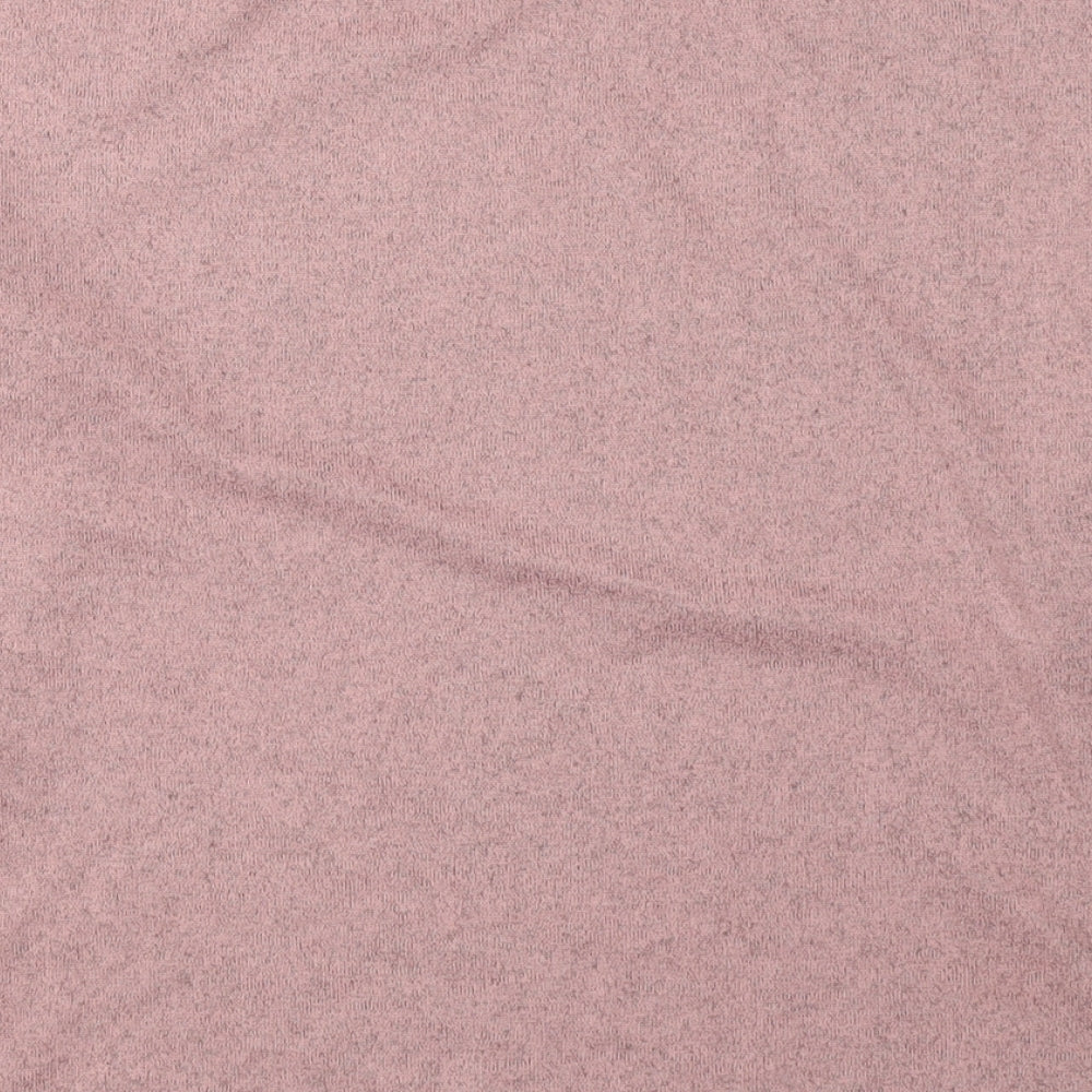 Dunnes Stores Womens Pink  Polyester Jersey T-Shirt Size S Round Neck