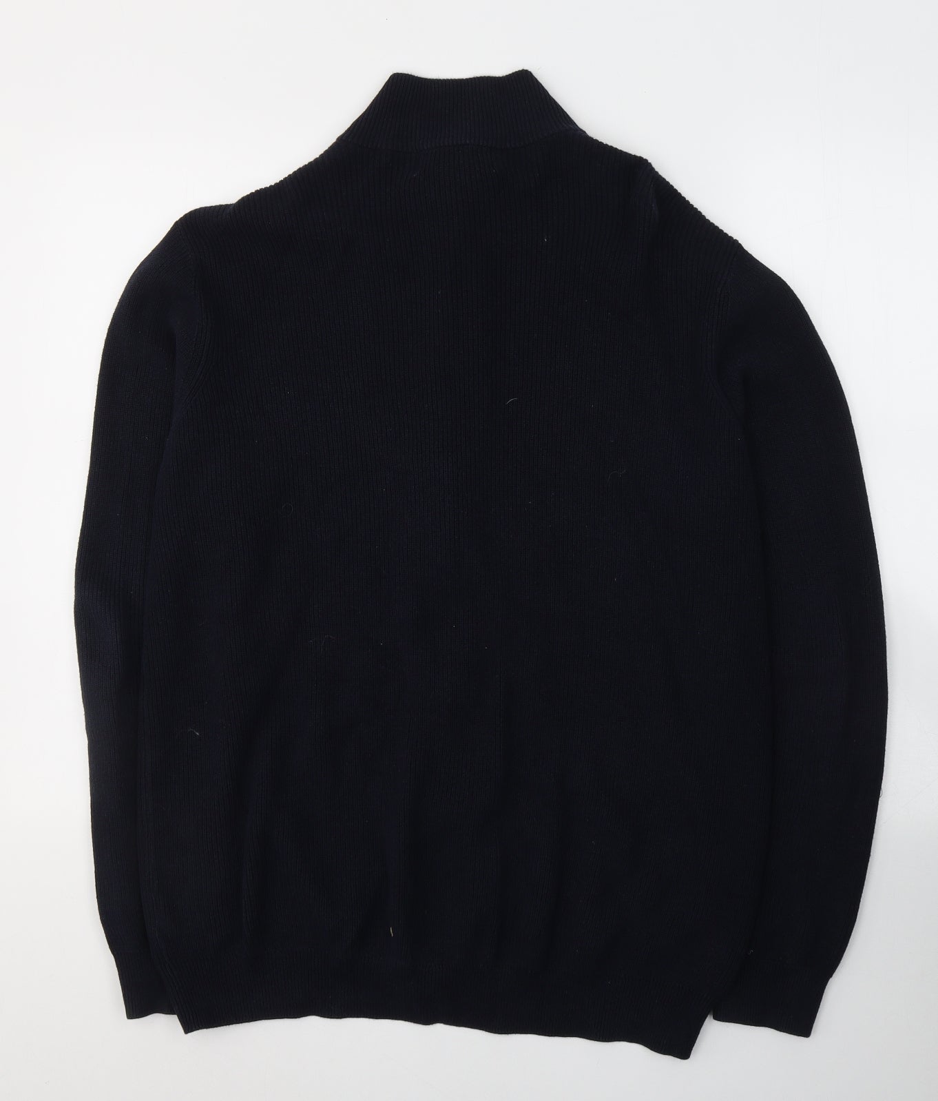 F&F Mens Blue  Cotton Full Zip Sweatshirt Size L