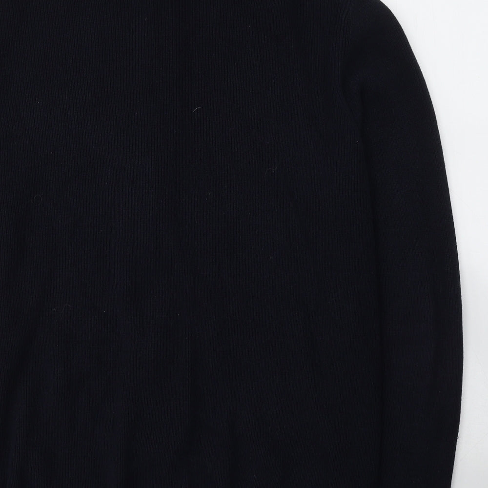 F&F Mens Blue  Cotton Full Zip Sweatshirt Size L