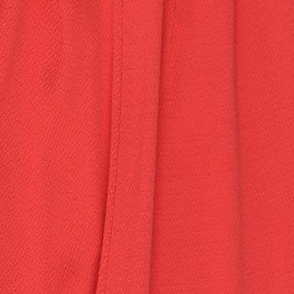QED London Womens Red  Polyester Jumpsuit One-Piece Size 10 L27 in Pullover