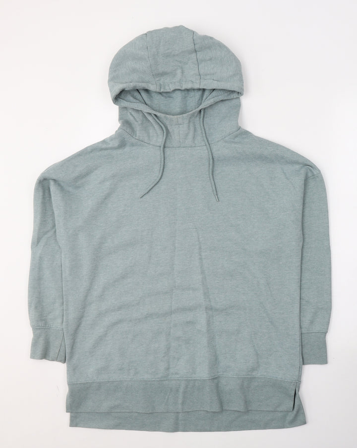 Dunnes Stores Womens Blue Polyester Pullover Hoodie Size S Pullover