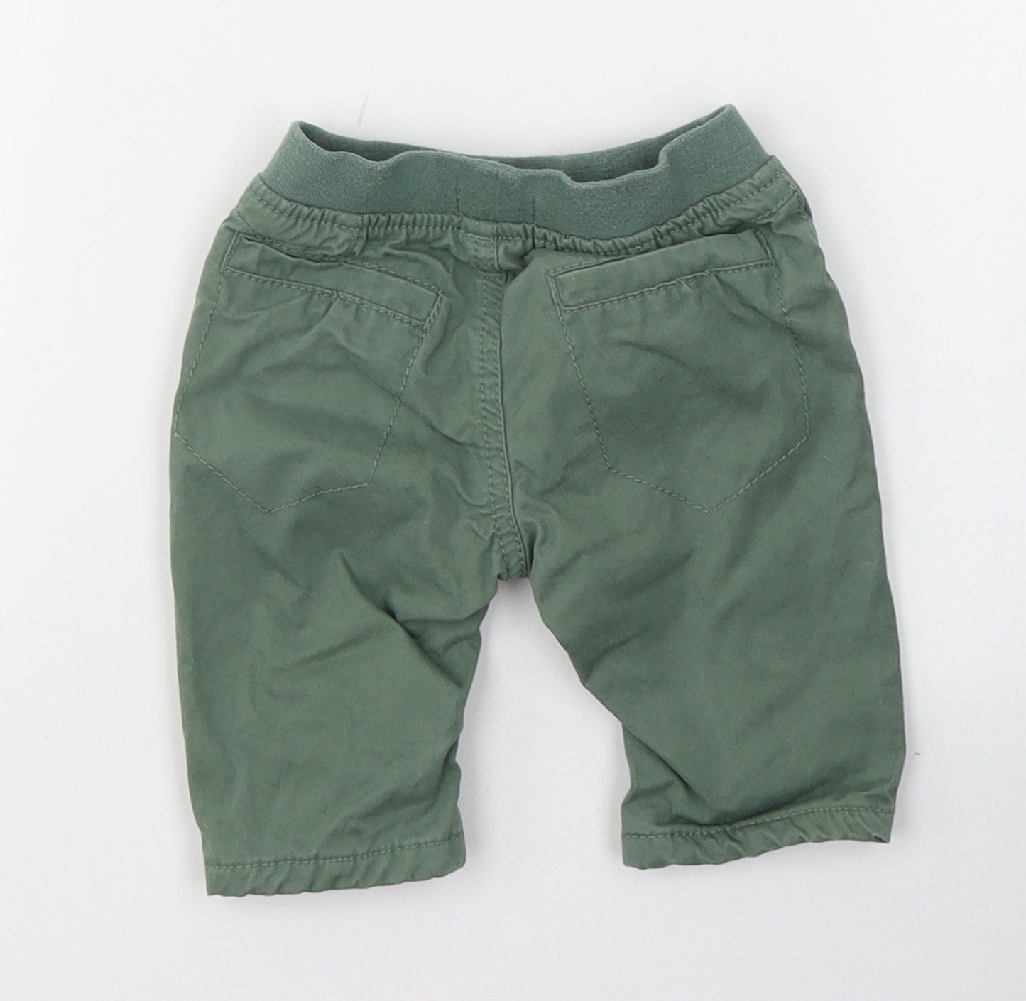 NEXT Baby Green  Cotton Capri Trousers Size 0-3 Months  Pullover