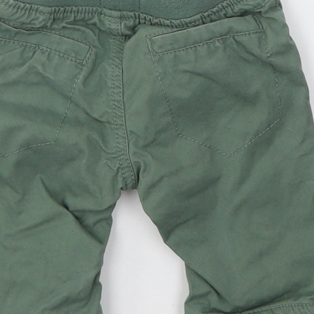 NEXT Baby Green  Cotton Capri Trousers Size 0-3 Months  Pullover