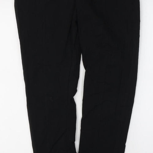 Atmosphere Womens Black  Viscose Trousers  Size 16 L27 in Regular Zip