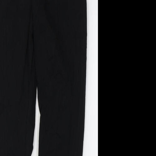 Atmosphere Womens Black  Viscose Trousers  Size 16 L27 in Regular Zip