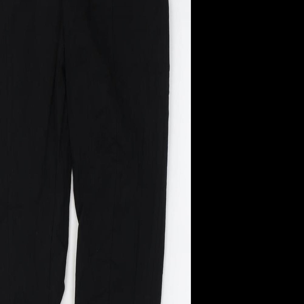 Atmosphere Womens Black  Viscose Trousers  Size 16 L27 in Regular Zip