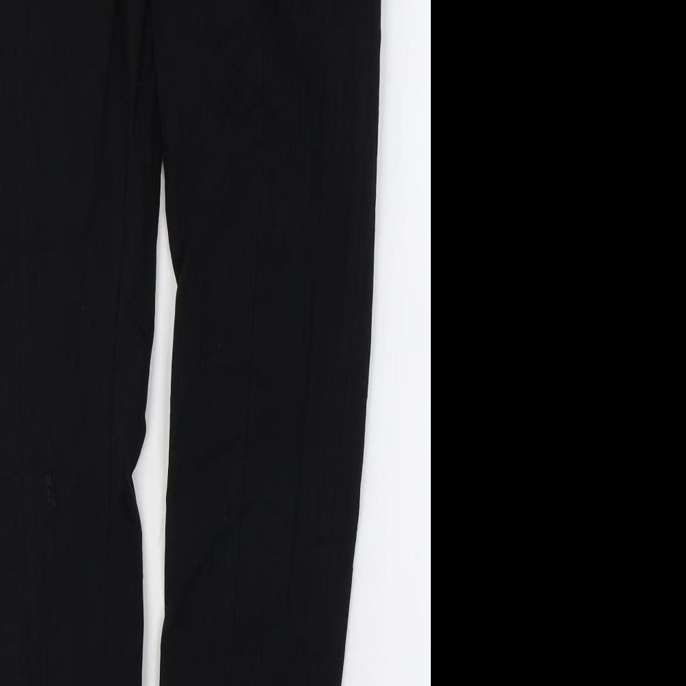 Atmosphere Womens Black  Viscose Trousers  Size 16 L27 in Regular Zip
