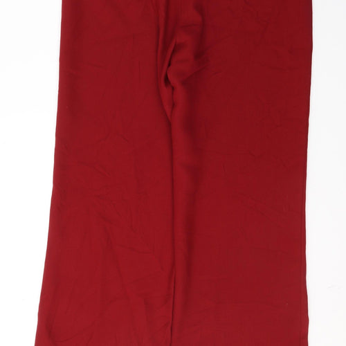 Gap Womens Red  Polyester Trousers  Size 10 L30 in Regular Button