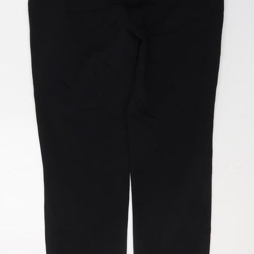 BRAX Womens Black  Polyamide Trousers  Size 10 L29 in Regular Button