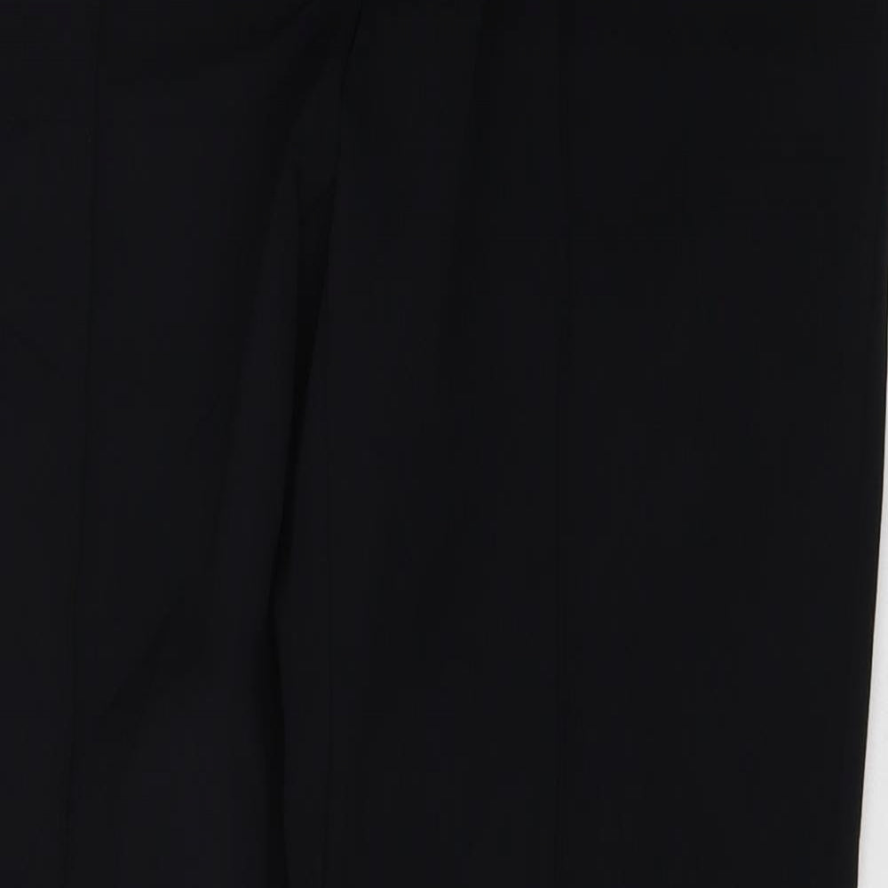 BRAX Womens Black  Polyamide Trousers  Size 10 L29 in Regular Button