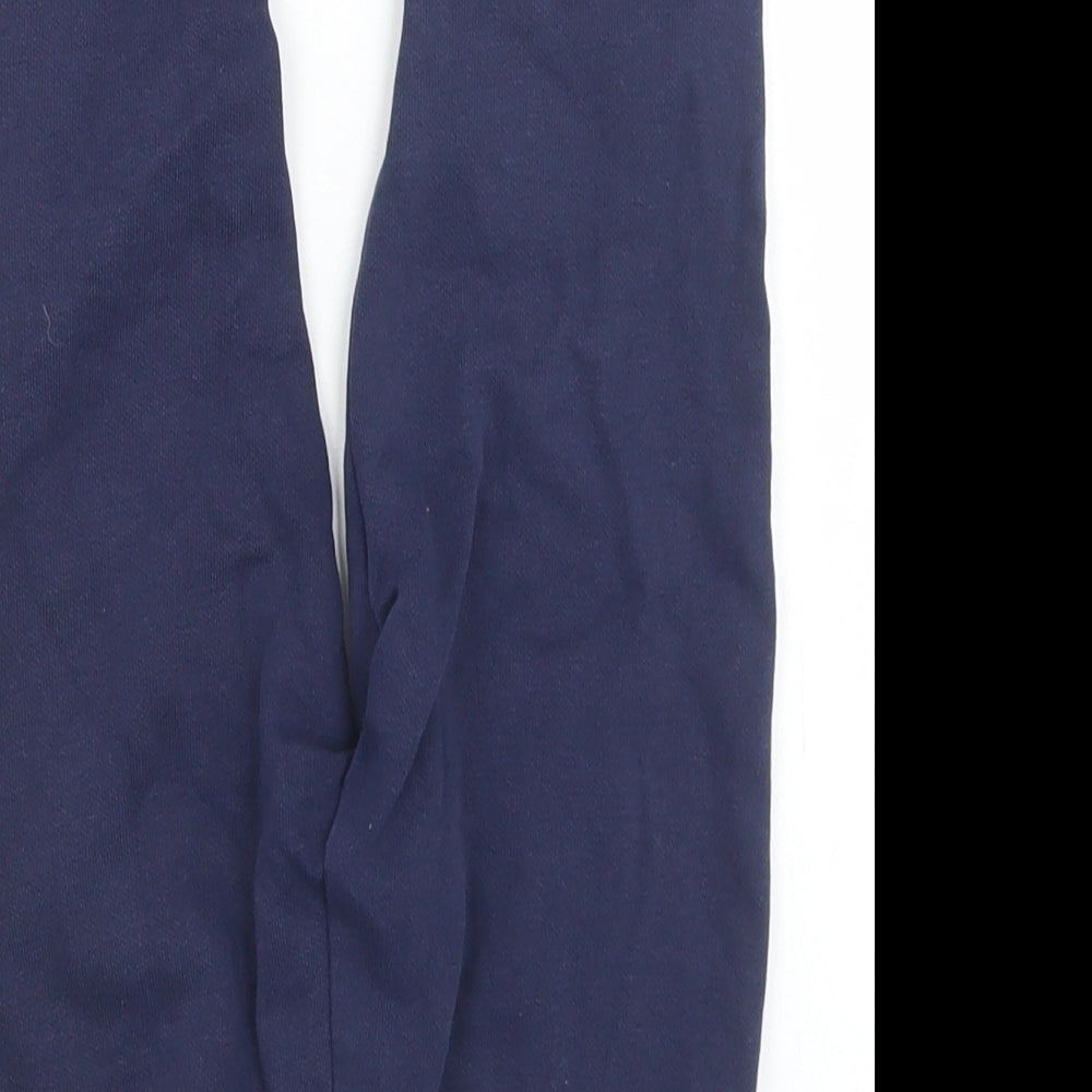 Dunnes Stores Boys Blue  Cotton Jogger Trousers Size 2-3 Years  Regular Drawstring - Dinosaur