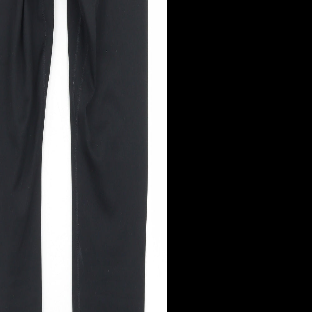 Nike Womens Black  Polyester Compression Leggings Size XS L24 in Regular