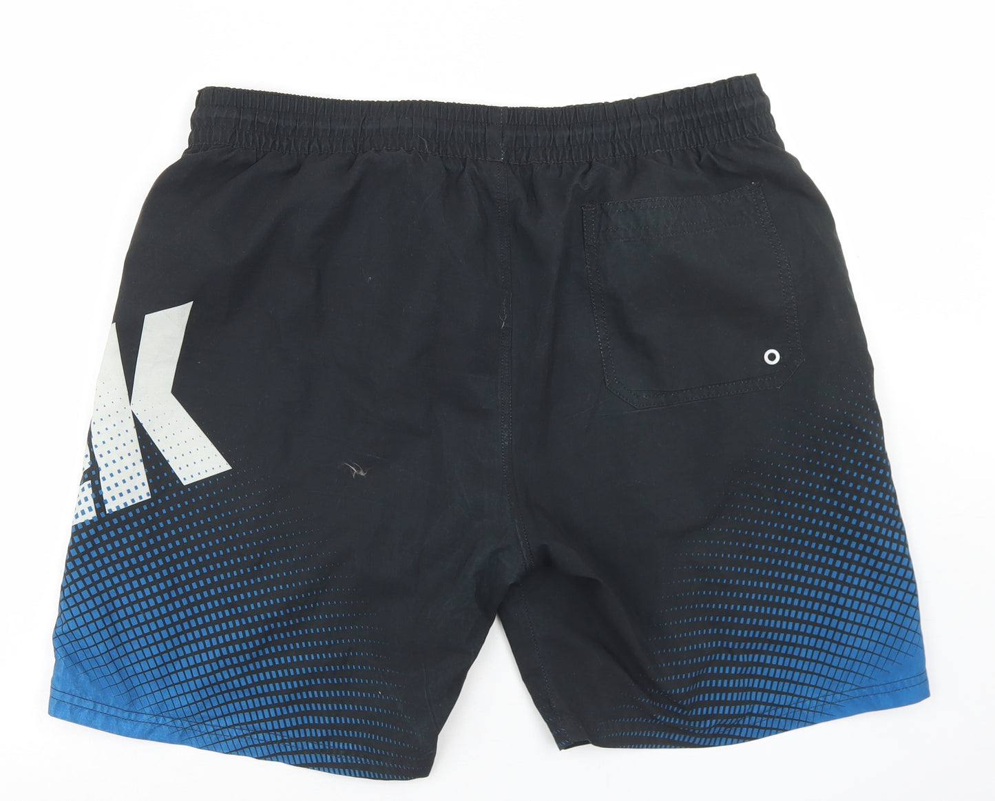 McKenzie Mens Blue  Polyester Athletic Shorts Size XL L6 in Regular Drawstring