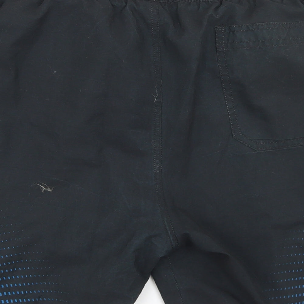 McKenzie Mens Blue  Polyester Athletic Shorts Size XL L6 in Regular Drawstring