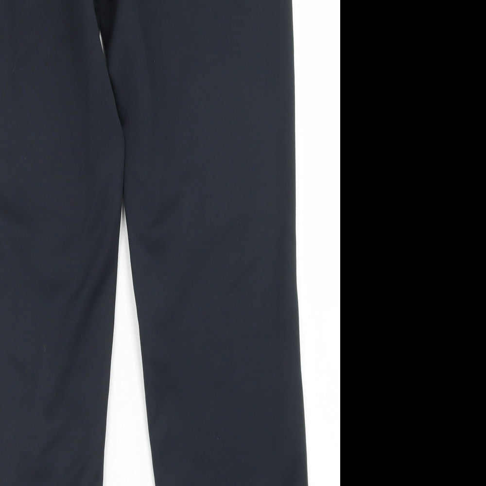 Under armour Boys Blue  Polyester Jogger Trousers Size M L24 in Regular Drawstring