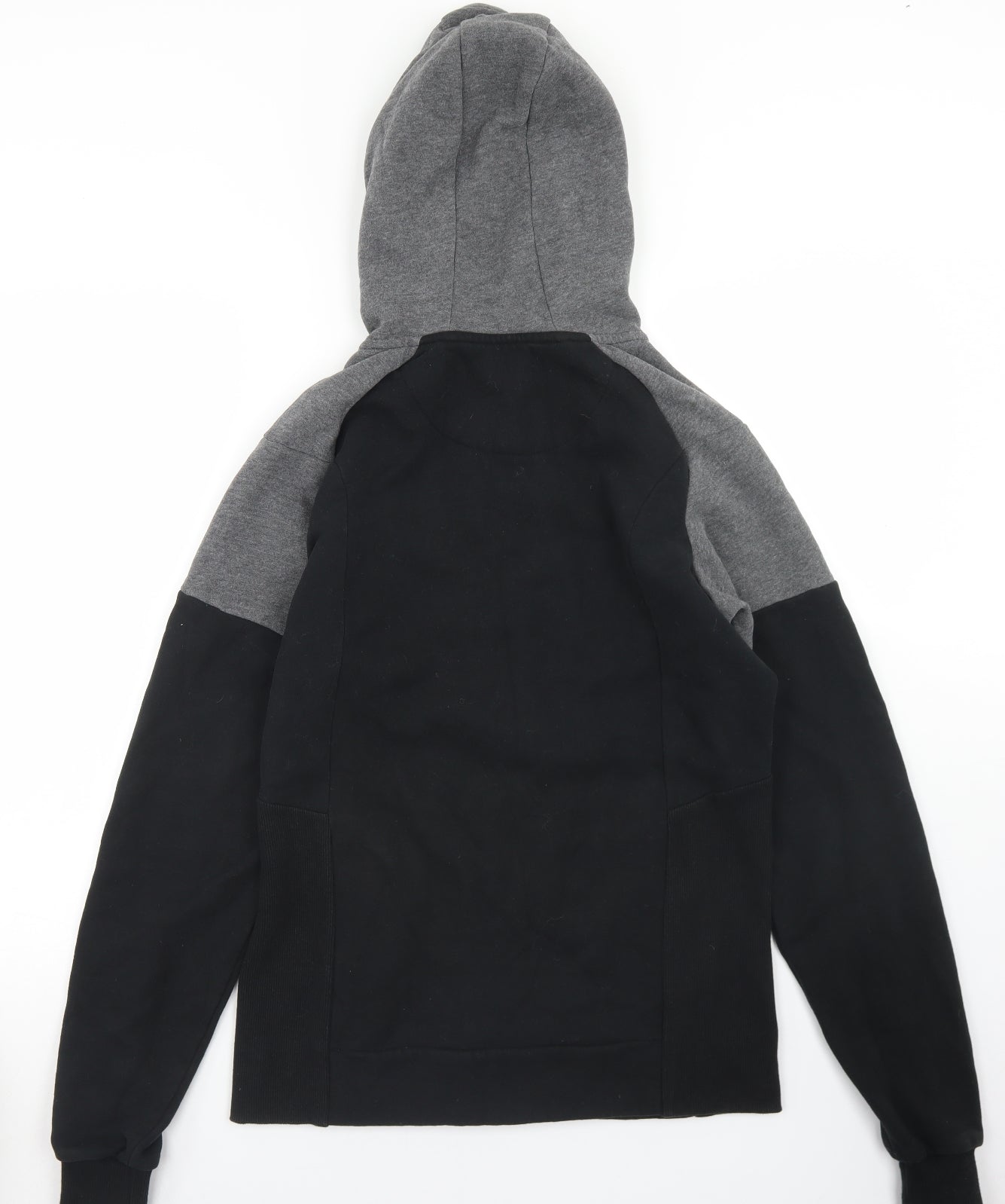 Gymshark Mens Black  Cotton Full Zip Hoodie Size M