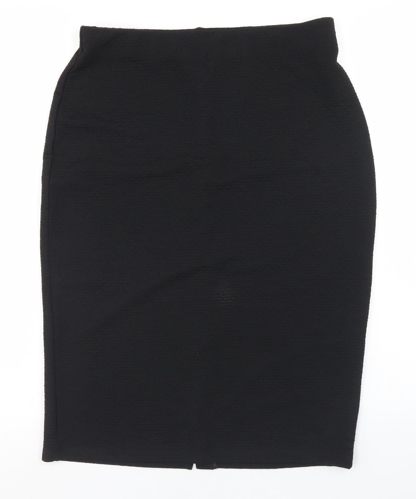 New Look Womens Black  Polyester Straight & Pencil Skirt Size 14