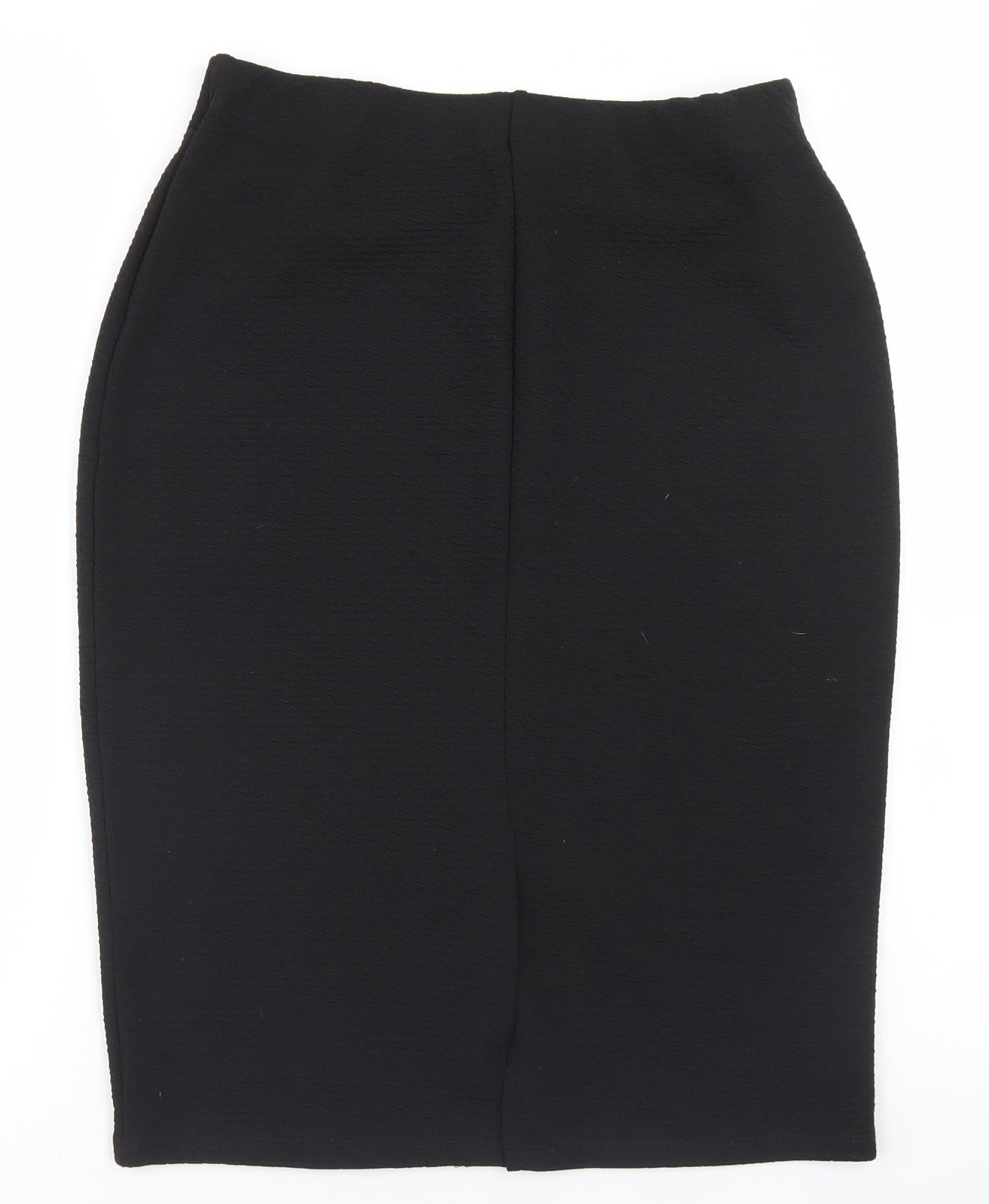 New Look Womens Black  Polyester Straight & Pencil Skirt Size 14