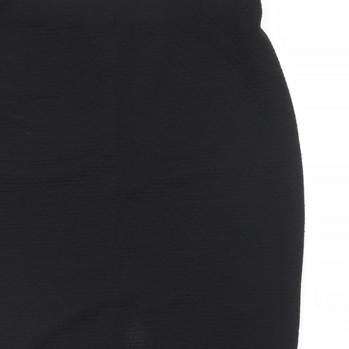 New Look Womens Black  Polyester Straight & Pencil Skirt Size 14