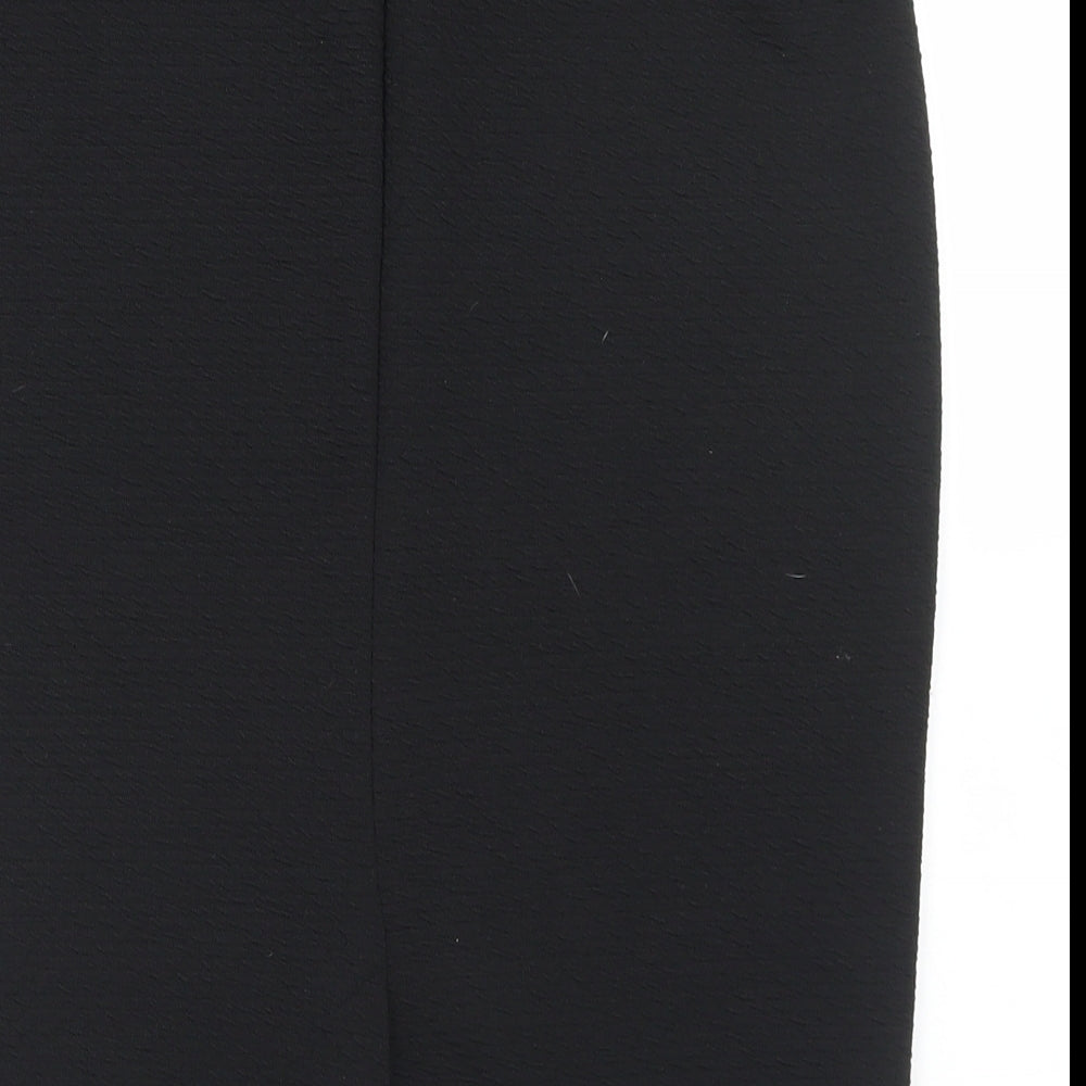 New Look Womens Black  Polyester Straight & Pencil Skirt Size 14