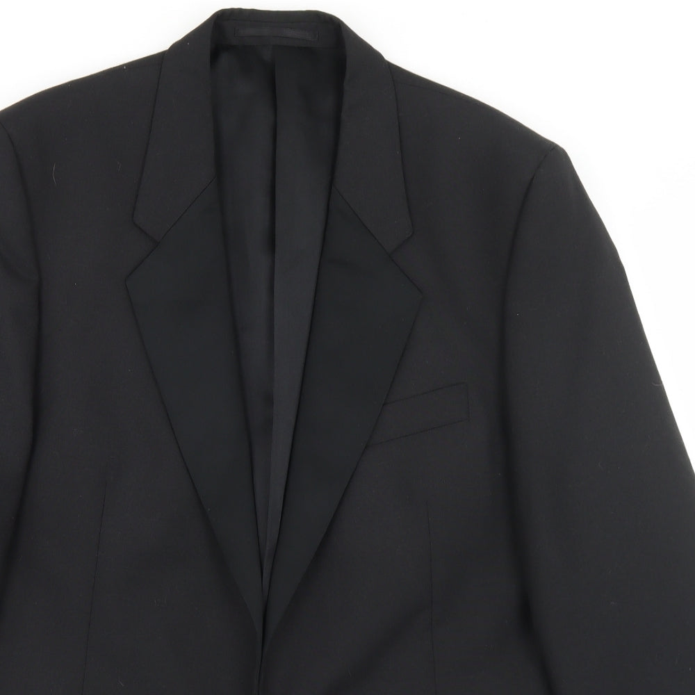 Hugo James Mens Black  Polyester Jacket Blazer Size 42