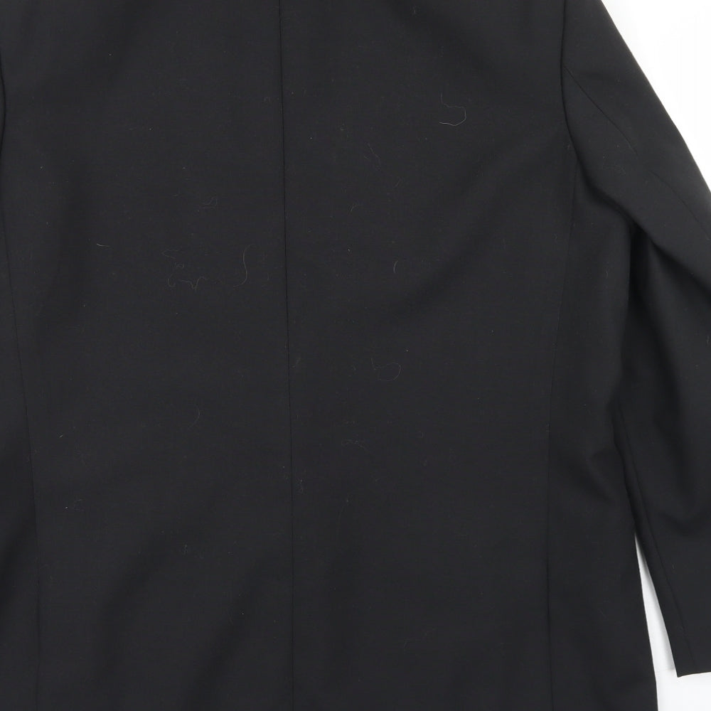 Hugo James Mens Black  Polyester Jacket Blazer Size 42