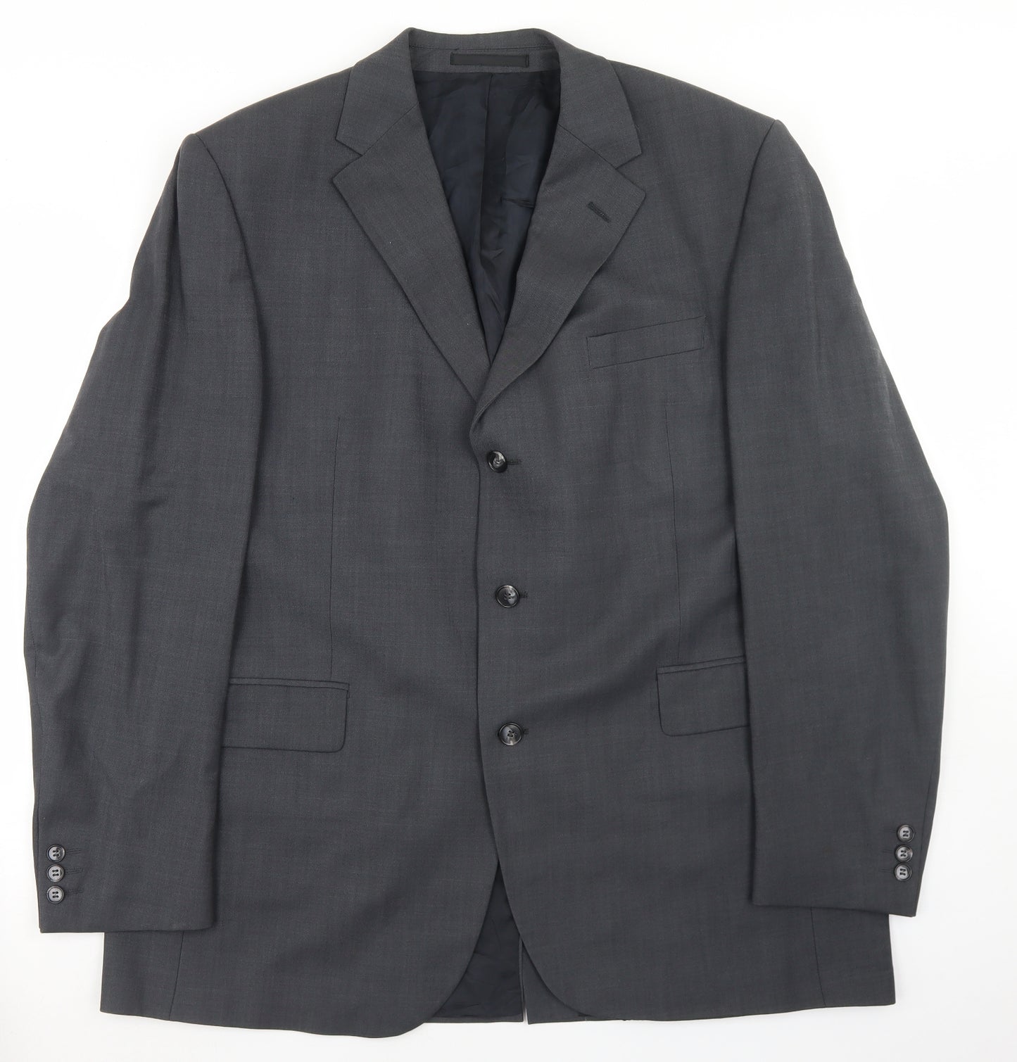 Centaur Mens Grey  Wool Jacket Blazer Size 46