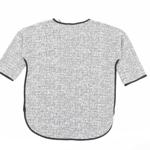 Primark Womens Grey Round Neck  Polyester Pullover Jumper Size 8