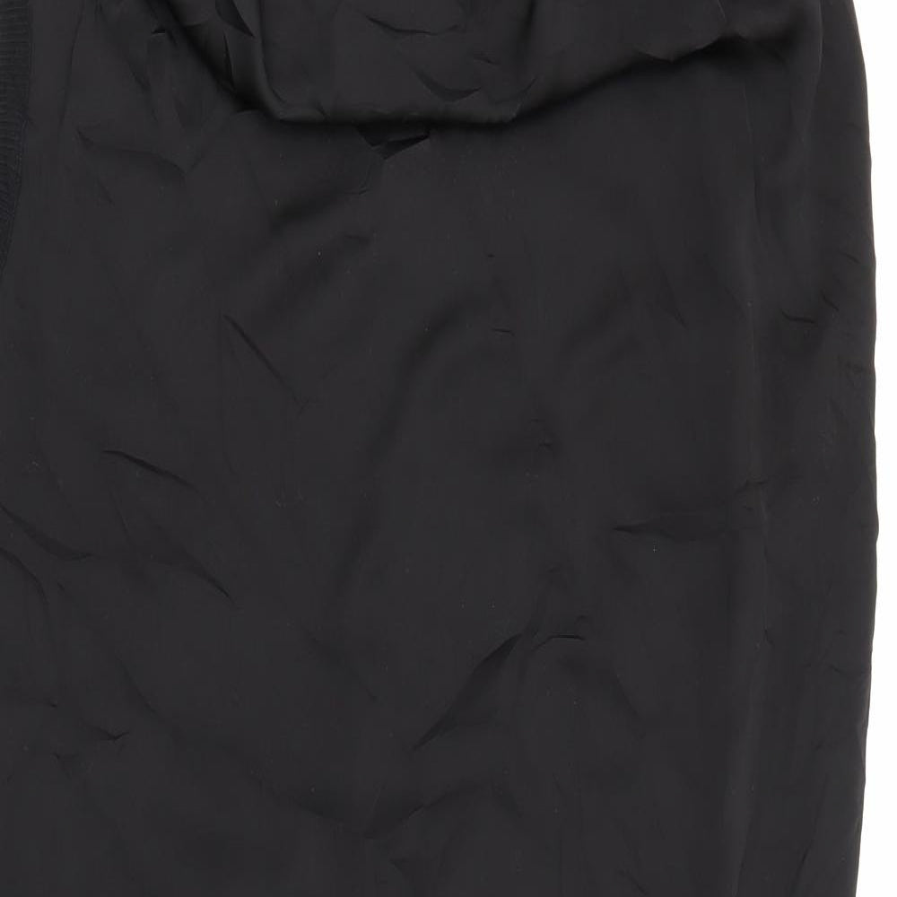 Yest Womens Black  Polyester Jumper Dress  Size M  Cowl Neck