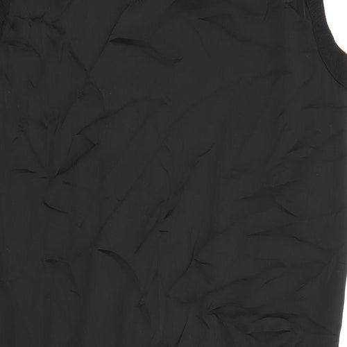 Yest Womens Black  Polyester Jumper Dress  Size M  Cowl Neck