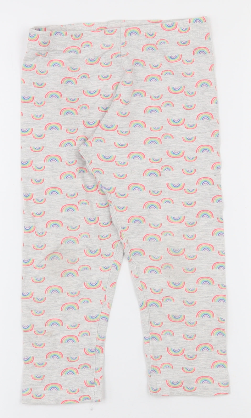 Young Dimension Girls Grey  Cotton Jogger Trousers Size 7-8 Years  Regular Pullover - Leggings