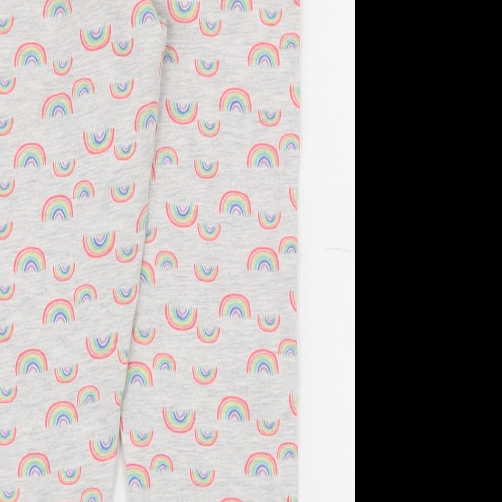 Young Dimension Girls Grey  Cotton Jogger Trousers Size 7-8 Years  Regular Pullover - Leggings