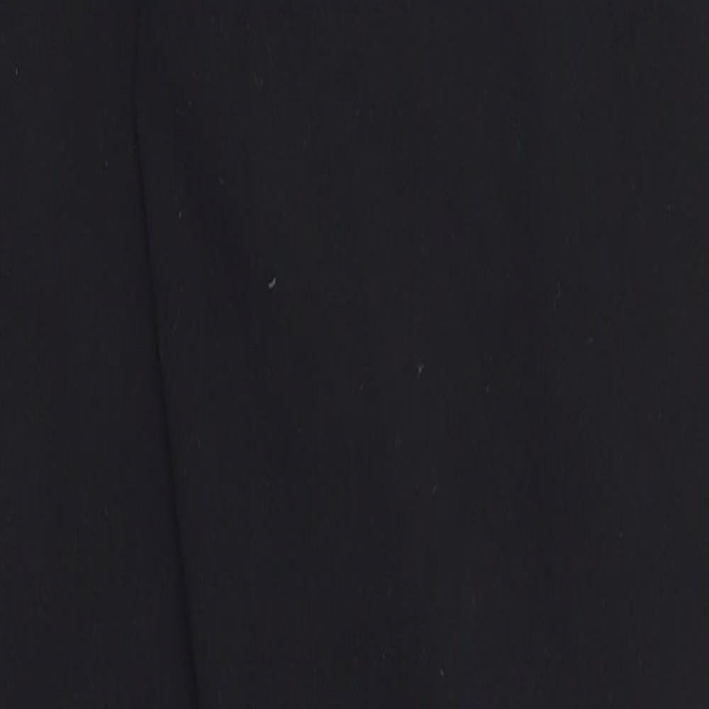 Long Tall Sally Womens Black  Cotton Jogger Leggings Size M L32.5 in