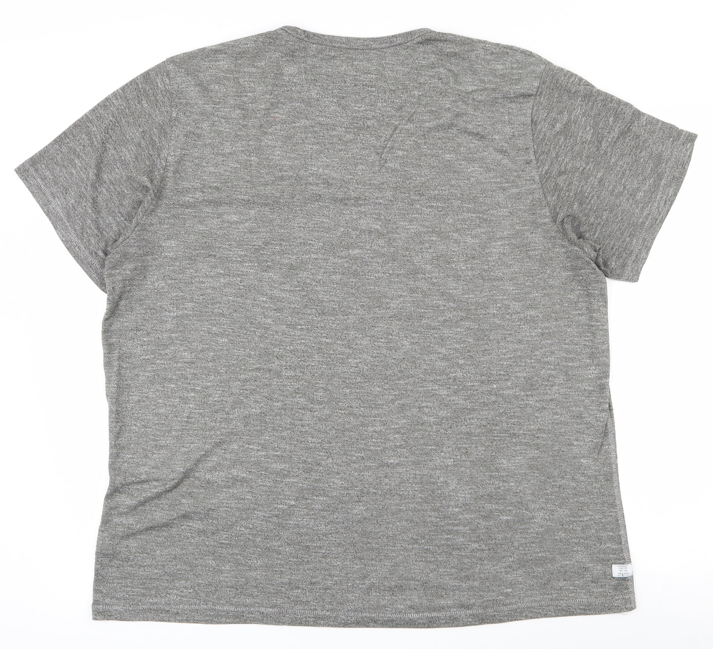 NEXT Mens Grey  Polyester  T-Shirt Size 2XL Round Neck