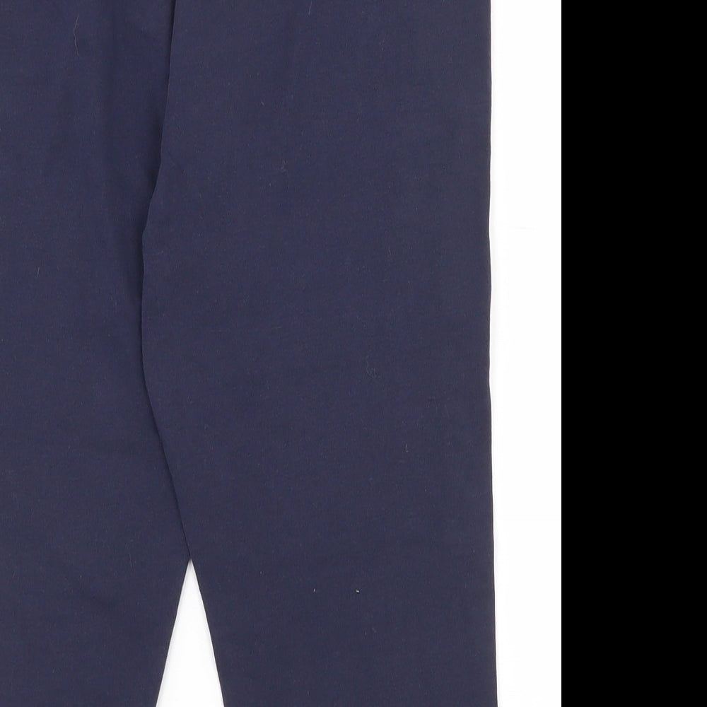 Dunnes Stores Womens Blue  Cork Compression Shorts Size M L18 in Regular Pull On