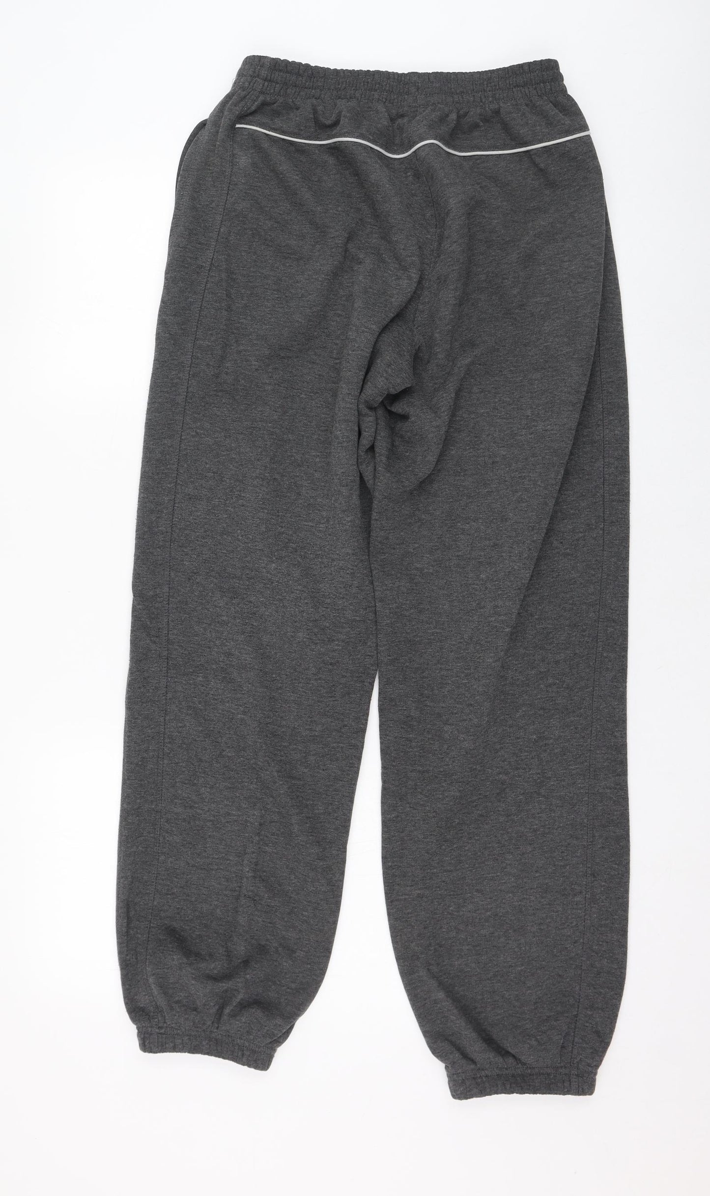 Slazenger Mens Grey  Polyester Jogger Trousers Size S L30 in Regular