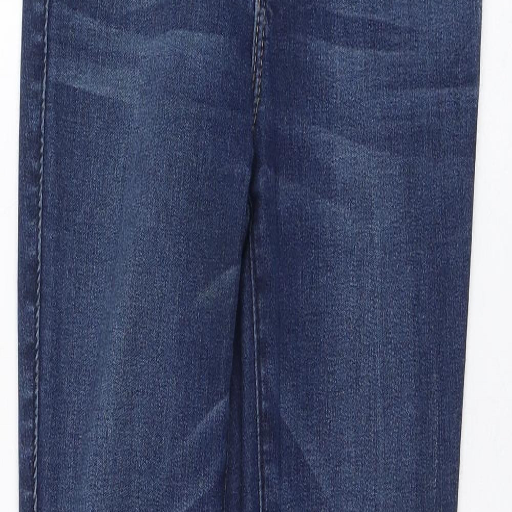 Abercrombie & Fitch Womens Black  Cotton Skinny Jeans Size 24 L29 in Regular Zip