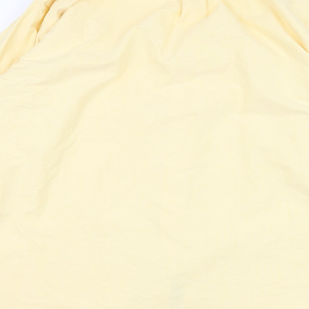 Ralph Lauren Mens Yellow  Cotton  Dress Shirt Size 34 Collared Button