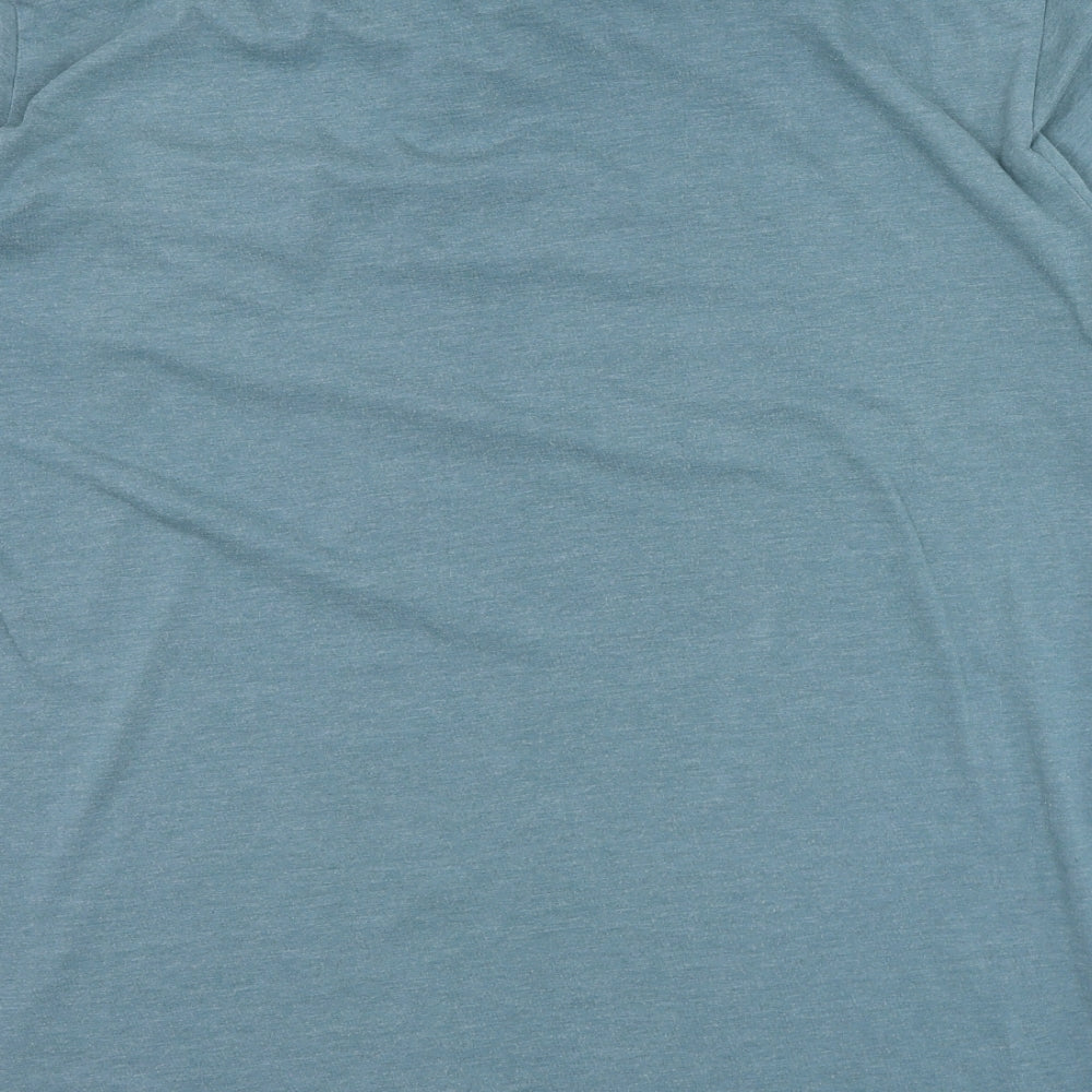 Dunnes Stores Mens Blue  Cotton  Polo Size 2XL Collared Pullover