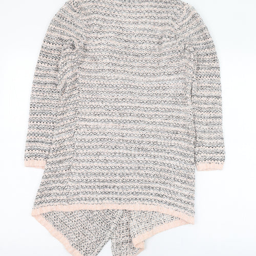 Atmosphere Womens Pink Round Neck  Cotton Cardigan Jumper Size 6