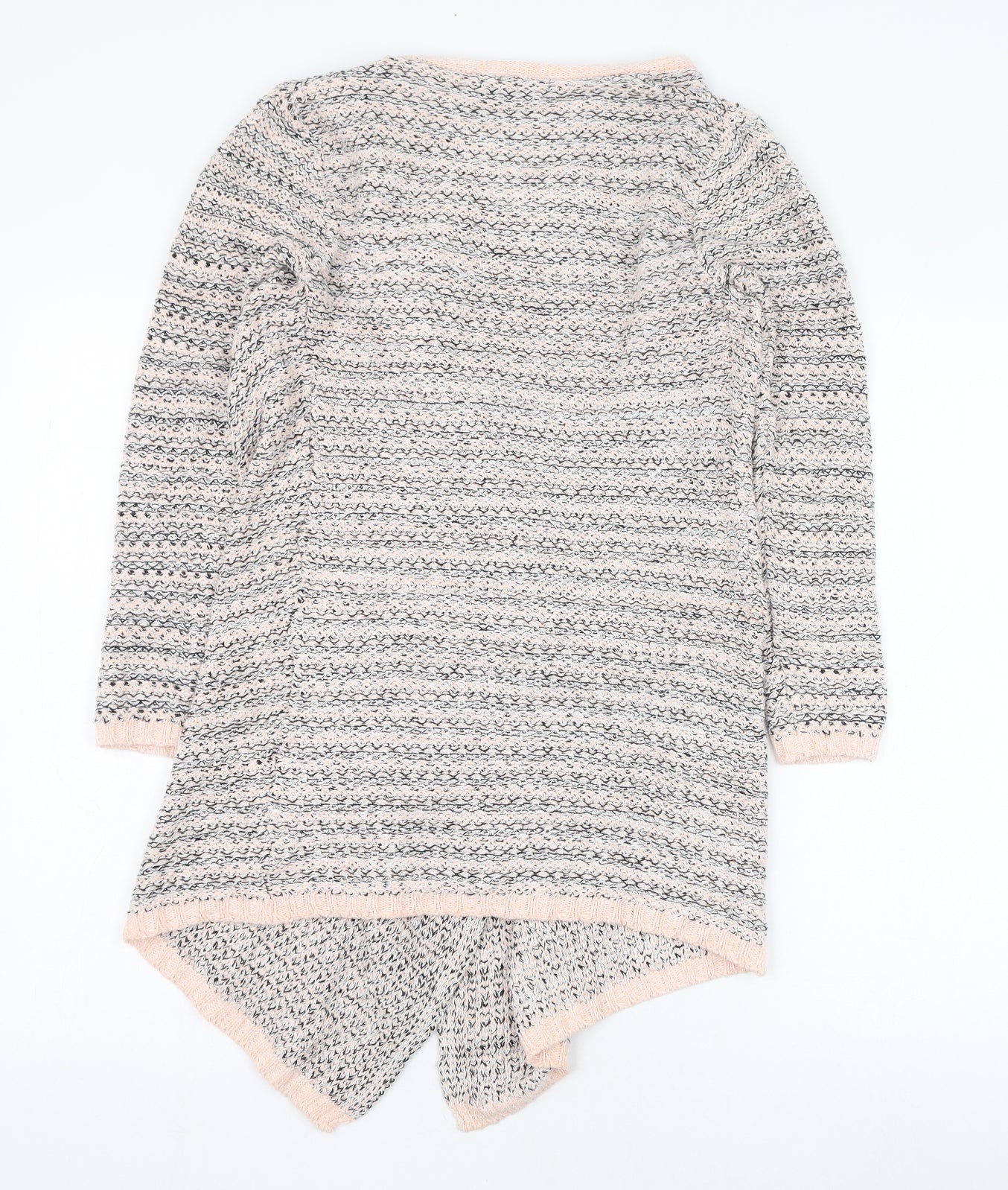 Atmosphere Womens Pink Round Neck  Cotton Cardigan Jumper Size 6