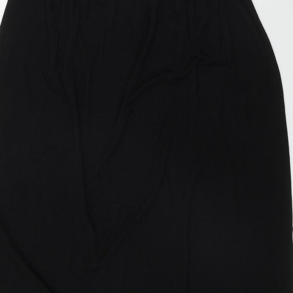 Atmosphere Womens Black  Viscose Flare Skirt Size 10