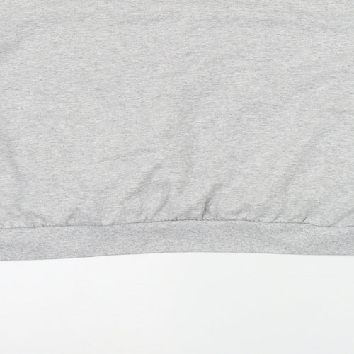 I SAW IT FIRST Womens Grey  Cotton Pullover Sweatshirt Size 10